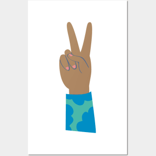 Peace Hands 1 Posters and Art